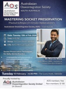 AOS SA dinner lecture Tuesday 10 February 2026